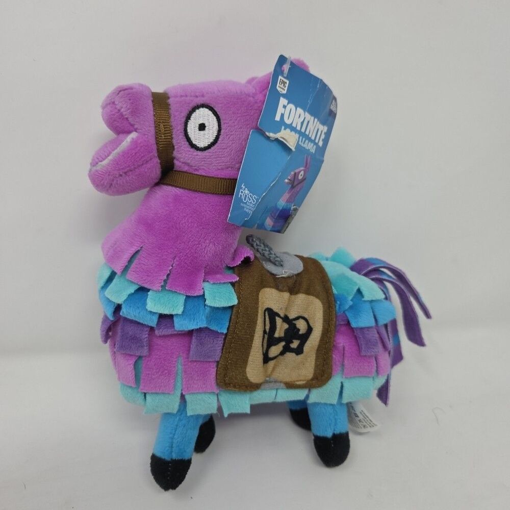 Fortnite FNT0037 Llama Loot 7 inch Fabric Plush Toy purple